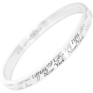 Tiffany & Co Notes Sterling Silver Bangle